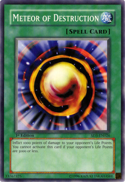 Meteor of Destruction [SD3-EN026] Common | Odin's Place