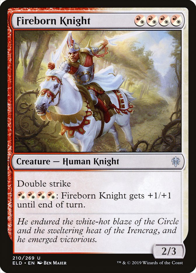 Fireborn Knight [Throne of Eldraine] | Odin's Place