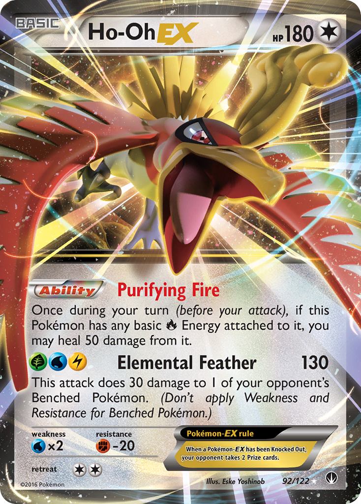 Ho-Oh EX (92/122) [XY: BREAKpoint] | Odin's Place