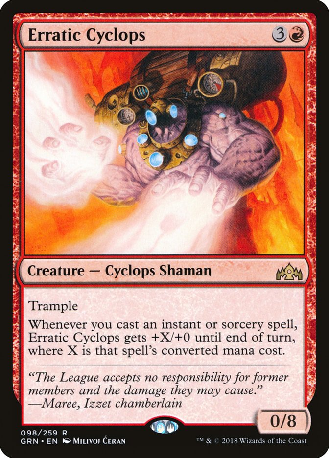 Erratic Cyclops (98) [Guilds of Ravnica] | Odin's Place