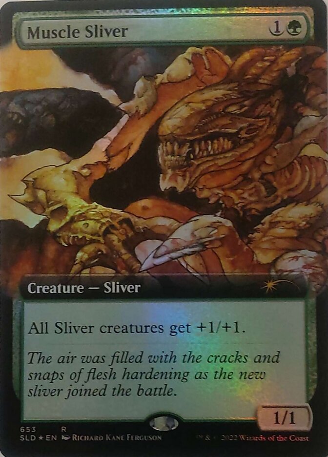 Muscle Sliver (Extended Art) [Secret Lair Drop Promos] | Odin's Place