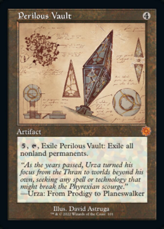 Perilous Vault (Retro Schematic) [The Brothers' War Retro Artifacts] | Odin's Place