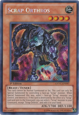 Scrap Orthros [EXVC-EN097] Secret Rare | Odin's Place