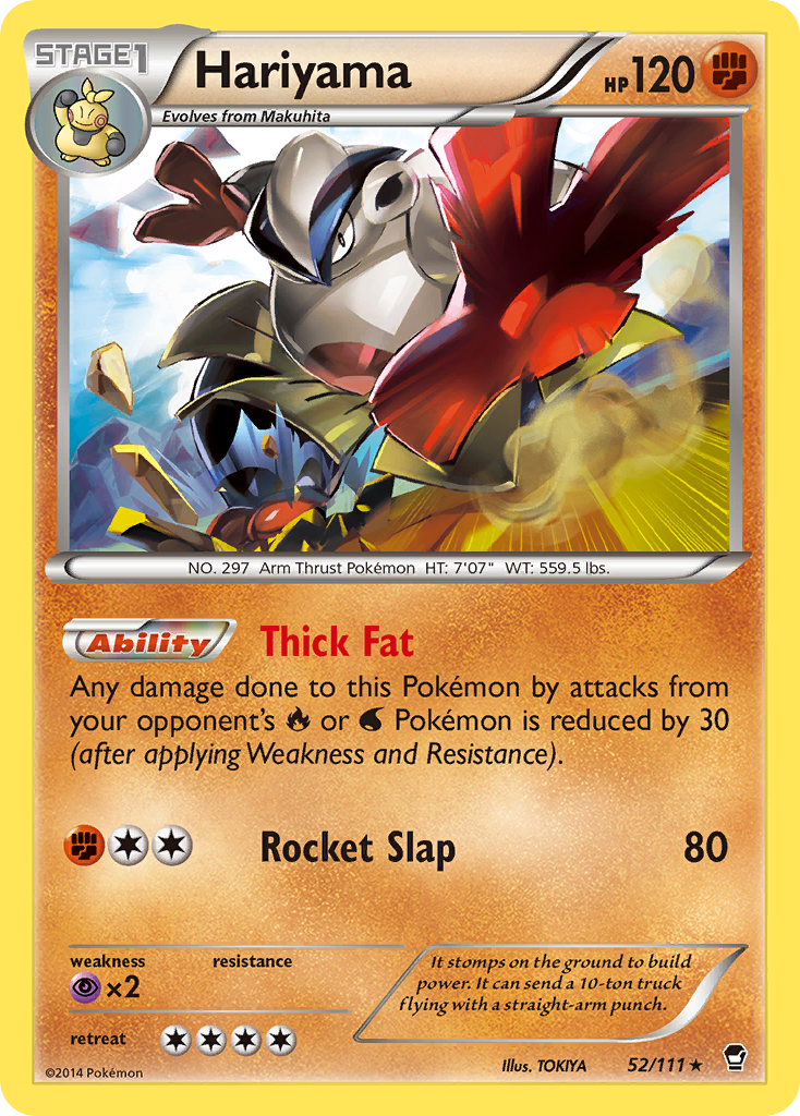 Hariyama (52/111) [XY: Furious Fists] | Odin's Place