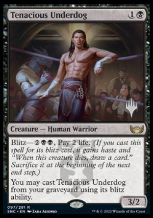Tenacious Underdog (Promo Pack) [Streets of New Capenna Promos] | Odin's Place