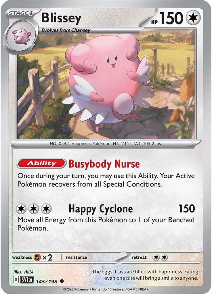 Blissey (145/198) [Scarlet & Violet: Base Set] | Odin's Place