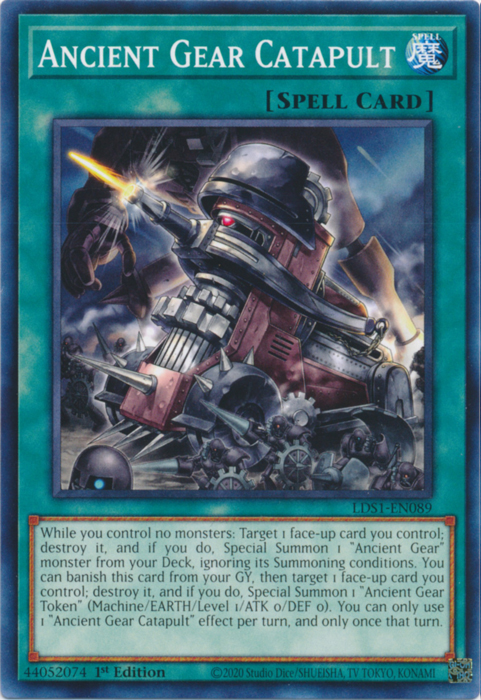 Ancient Gear Catapult [LDS1-EN089] Common | Odin's Place