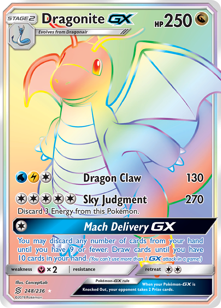 Dragonite GX (248/236) [Sun & Moon: Unified Minds] | Odin's Place