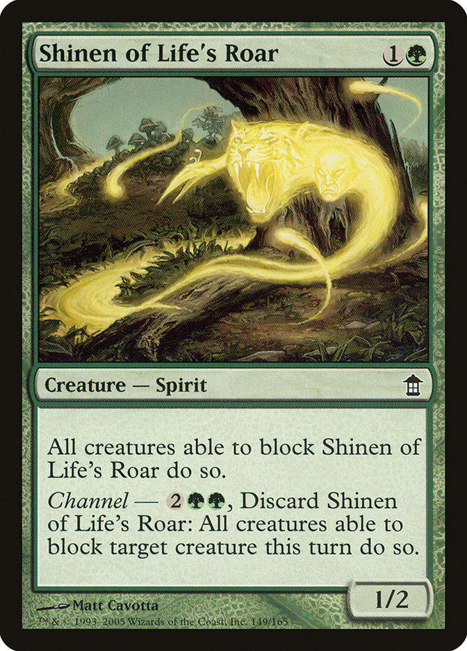 Shinen of Life's Roar (149) [Saviors of Kamigawa] | Odin's Place