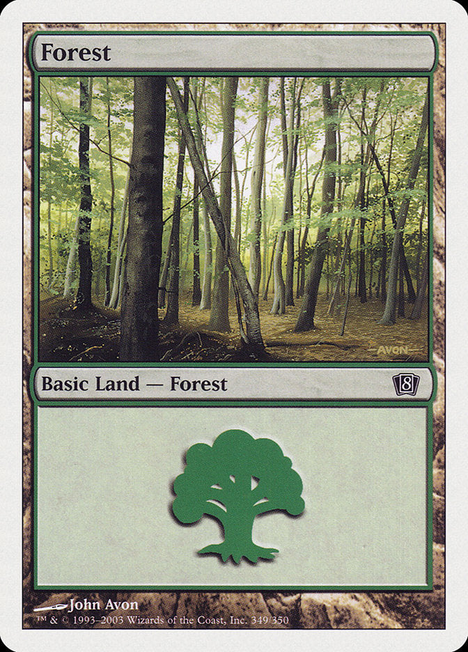 Forest (349) [Eighth Edition] | Odin's Place