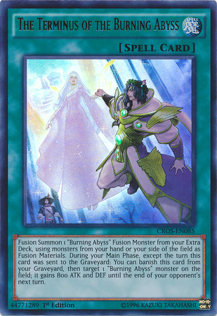 The Terminus of the Burning Abyss [CROS-EN085] Ultra Rare | Odin's Place