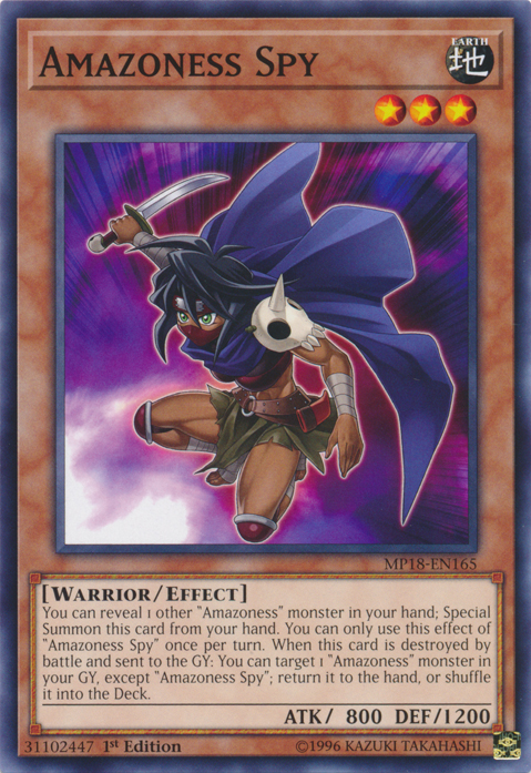 Amazoness Spy [MP18-EN165] Common | Odin's Place
