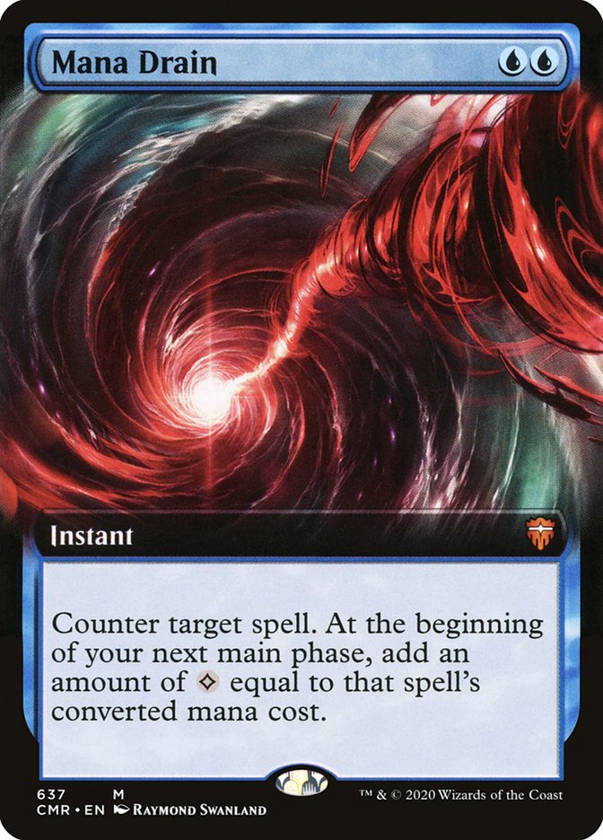 Mana Drain (Extended Art) [Commander Legends] | Odin's Place