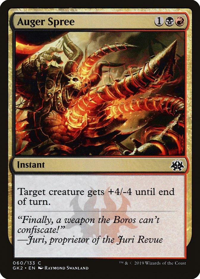 Auger Spree (60) [Ravnica Allegiance Guild Kit] | Odin's Place