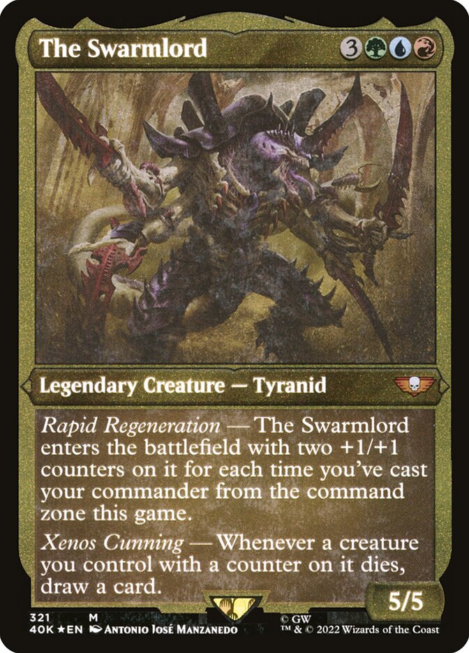 The Swarmlord (Display Commander) (Surge Foil) [Warhammer 40,000] | Odin's Place