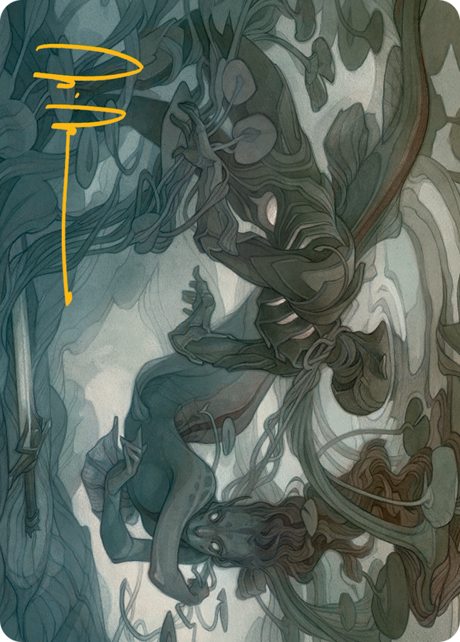 Emry, Lurker of the Loch Art Card (Gold-Stamped Signature) [March of the Machine Art Series] | Odin's Place