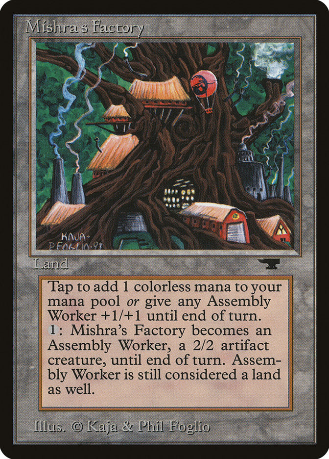 Mishra's Factory (Dark Green Background) [Antiquities] | Odin's Place