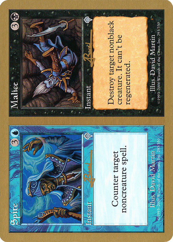 Spite // Malice (Antoine Ruel) [World Championship Decks 2001] | Odin's Place