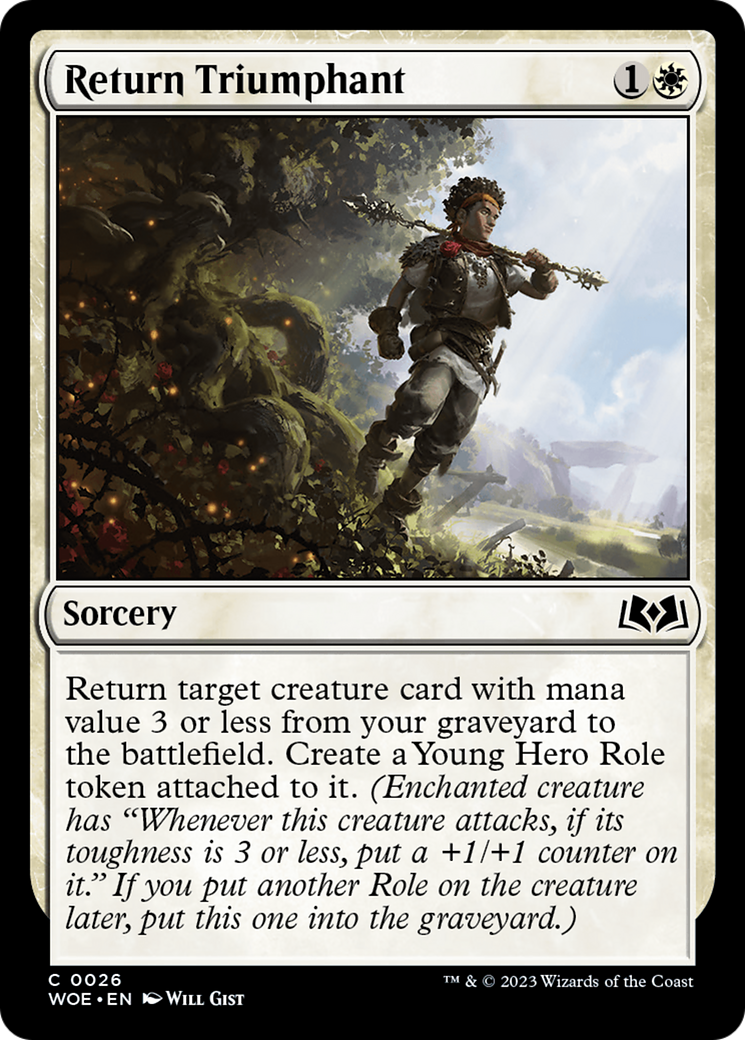 Return Triumphant [Wilds of Eldraine] | Odin's Place