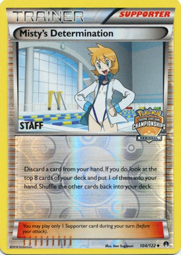Misty's Determination (104/122) (Regional Championship Promo Staff) [XY: BREAKpoint] | Odin's Place