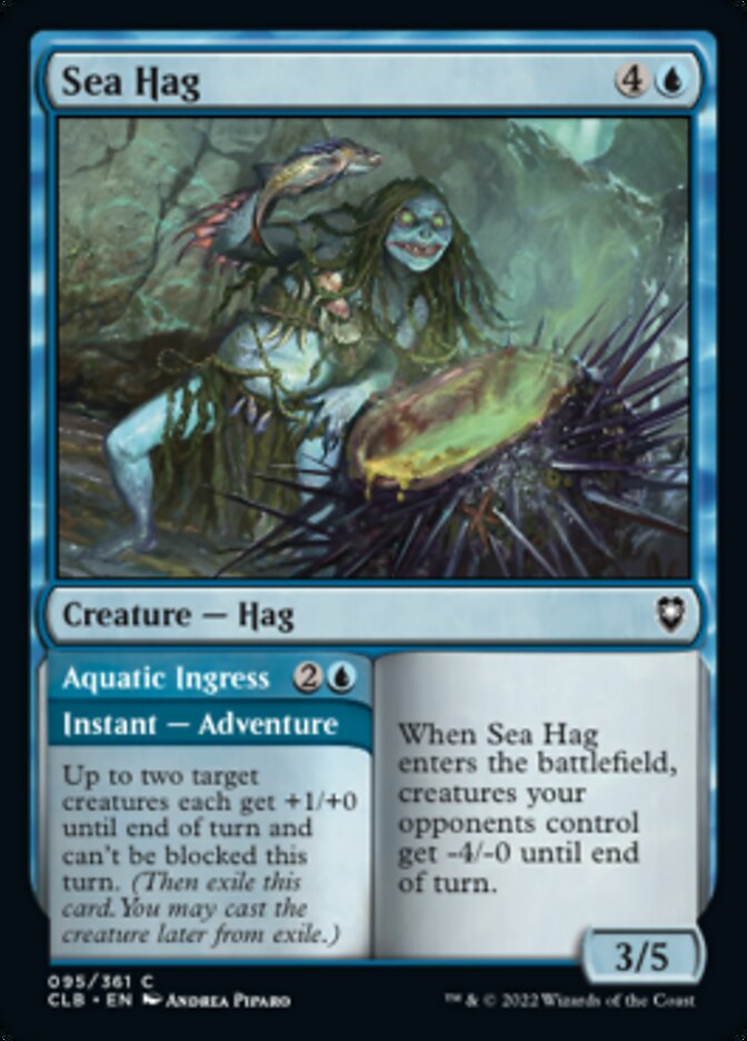 Sea Hag // Aquatic Ingress [Commander Legends: Battle for Baldur's Gate] | Odin's Place