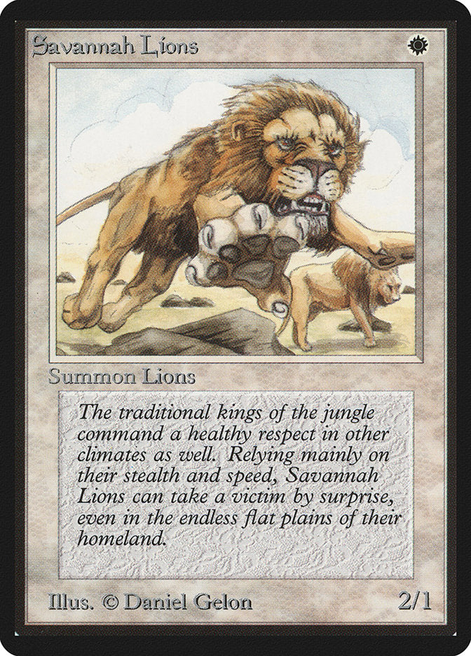 Savannah Lions (39) [Beta Edition] | Odin's Place