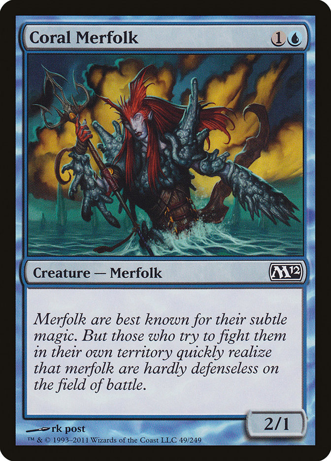 Coral Merfolk (49) [Magic 2012] | Odin's Place