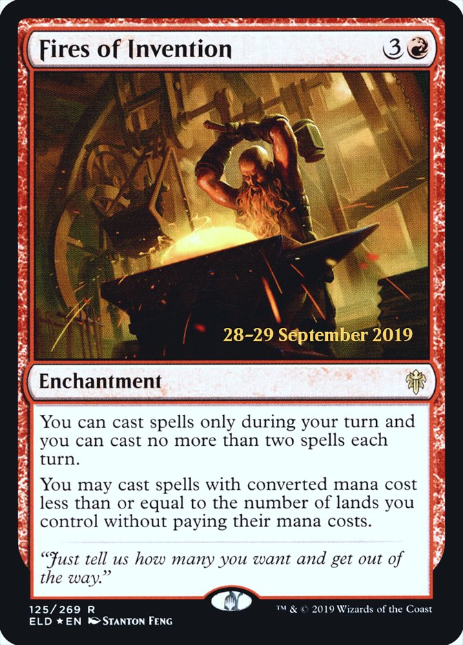 Fires of Invention [Throne of Eldraine Prerelease Promos] | Odin's Place