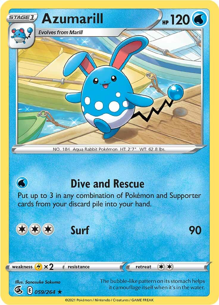 Azumarill (059/264) [Sword & Shield: Fusion Strike] | Odin's Place
