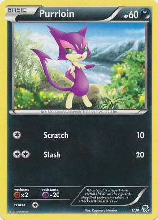 Purrloin (1/30) [Black & White: Trainer Kit - Zoroark] | Odin's Place