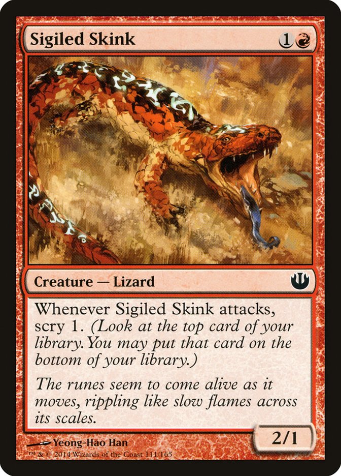 Sigiled Skink (111) [Journey into Nyx] | Odin's Place