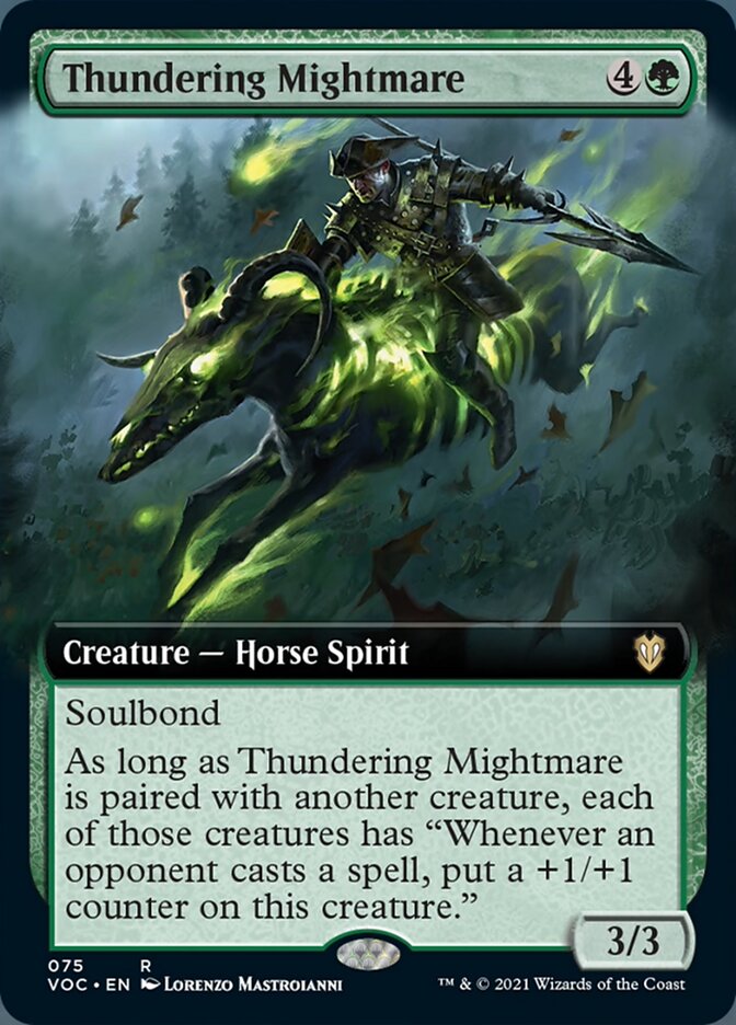 Thundering Mightmare (Extended Art) [Innistrad: Crimson Vow Commander] | Odin's Place