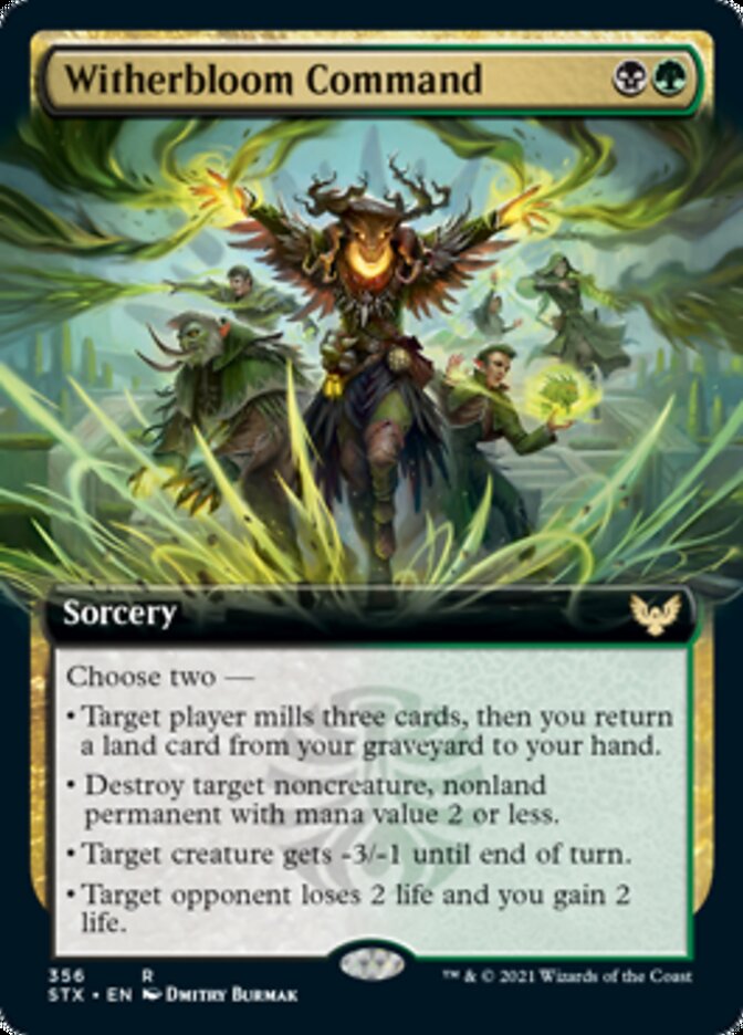 Witherbloom Command (Extended Art) [Strixhaven: School of Mages] | Odin's Place