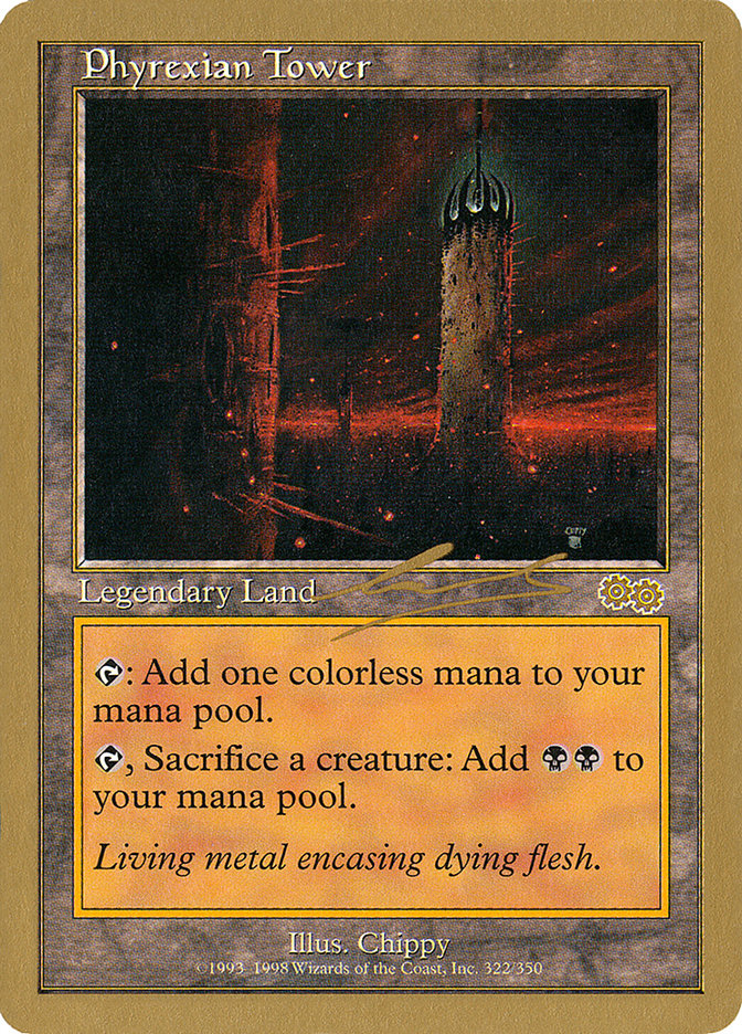 Phyrexian Tower (Nicolas Labarre) [World Championship Decks 2000] | Odin's Place