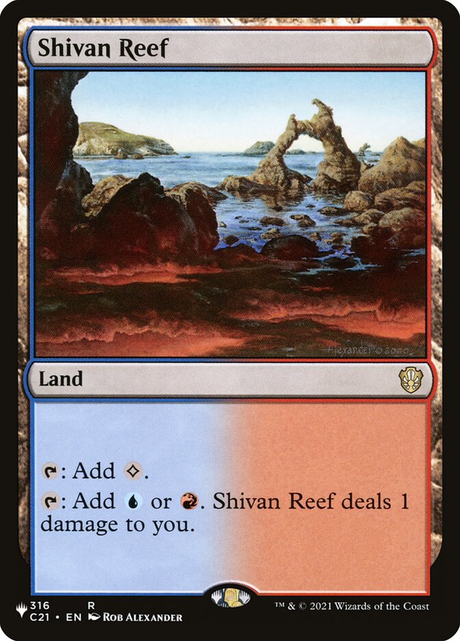 Shivan Reef [Secret Lair: Heads I Win, Tails You Lose] | Odin's Place