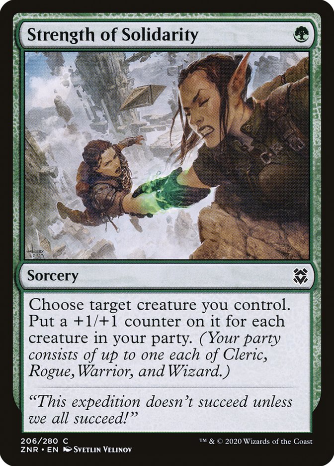 Strength of Solidarity [Zendikar Rising] | Odin's Place