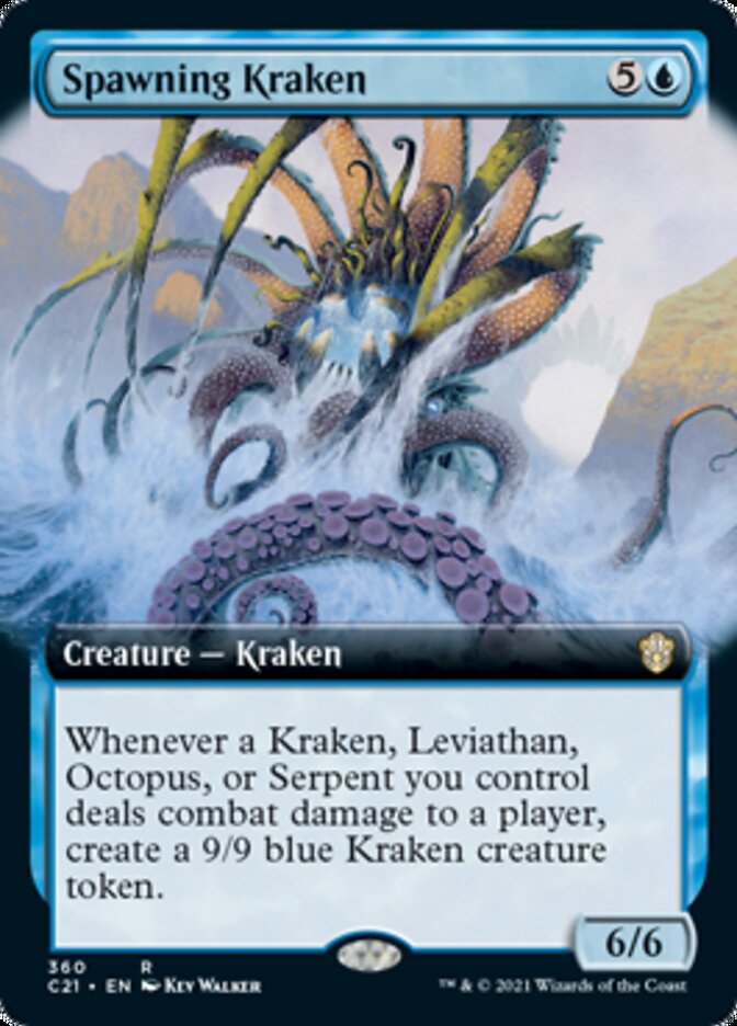 Spawning Kraken (Extended Art) [Commander 2021] | Odin's Place