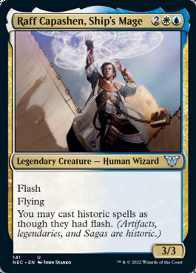 Raff Capashen, Ship's Mage [Kamigawa: Neon Dynasty Commander] | Odin's Place