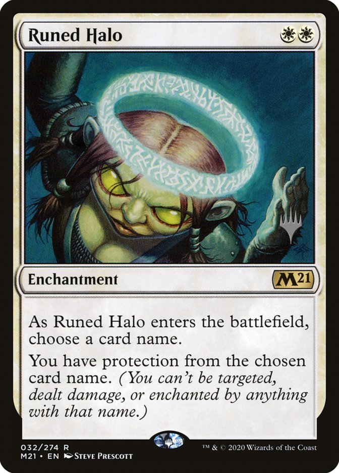 Runed Halo (Promo Pack) [Core Set 2021 Promos] | Odin's Place