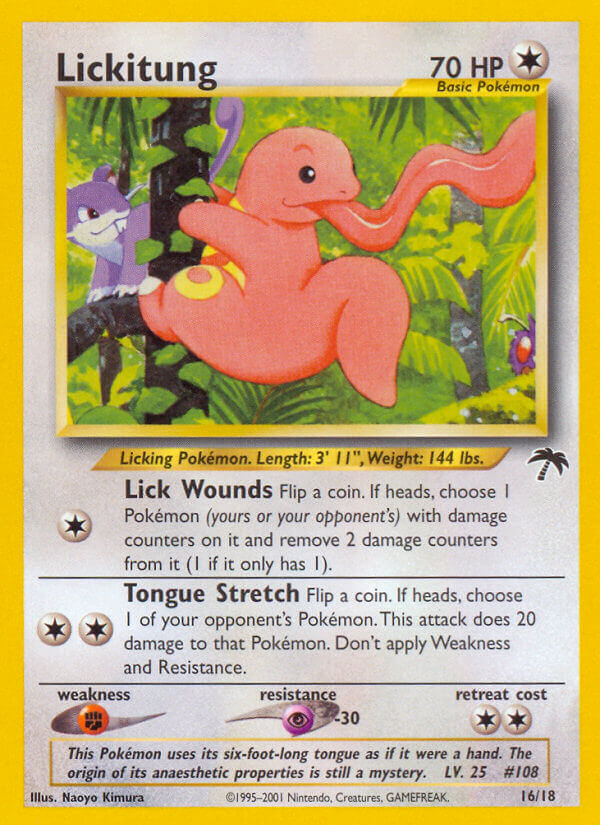 Lickitung (16/18) [Southern Islands] | Odin's Place