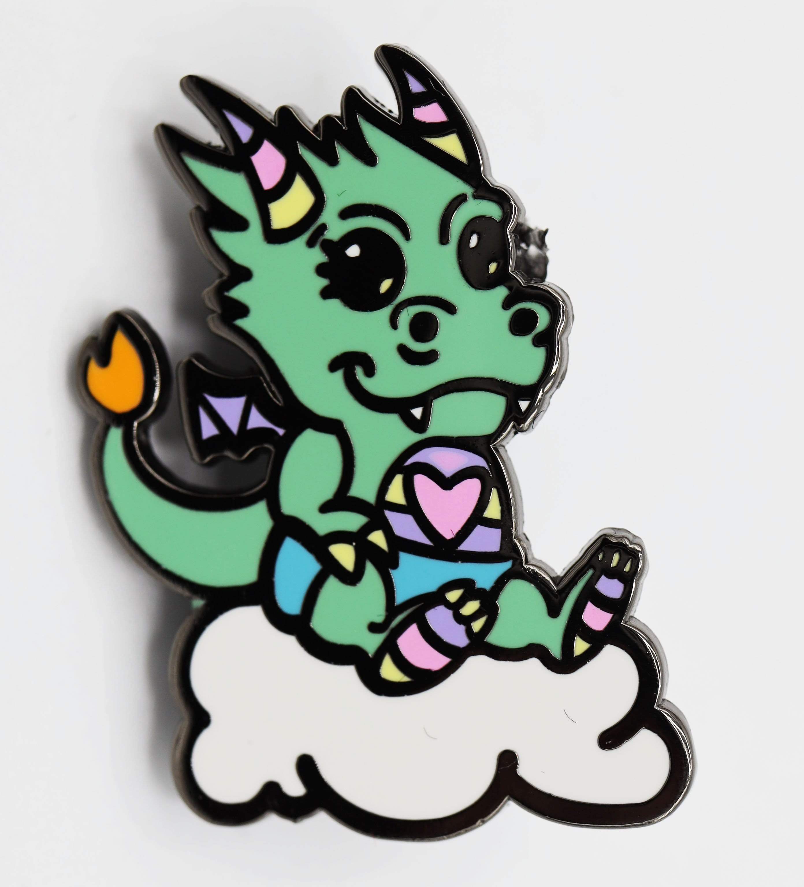 Foam Brain Baby Monster Pin: Dragon | Odin's Place