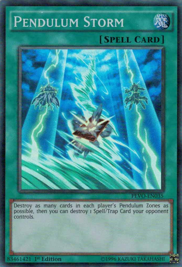 Pendulum Storm [PEVO-EN035] Super Rare | Odin's Place