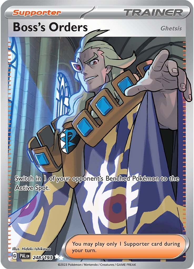 Boss's Orders (248/193) [Scarlet & Violet: Paldea Evolved] | Odin's Place