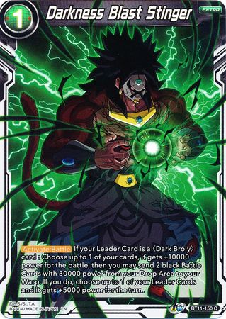 Darkness Blast Stinger (BT11-150) [Vermilion Bloodline 2nd Edition] | Odin's Place