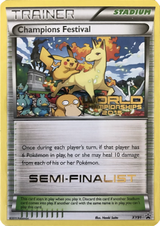 Champions Festival (XY91) (2015 Semi-Finalist) [XY: Black Star Promos] | Odin's Place