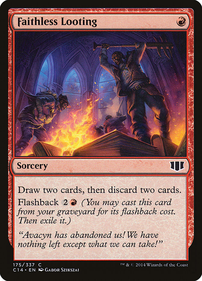 Faithless Looting (175) [Commander 2014] | Odin's Place