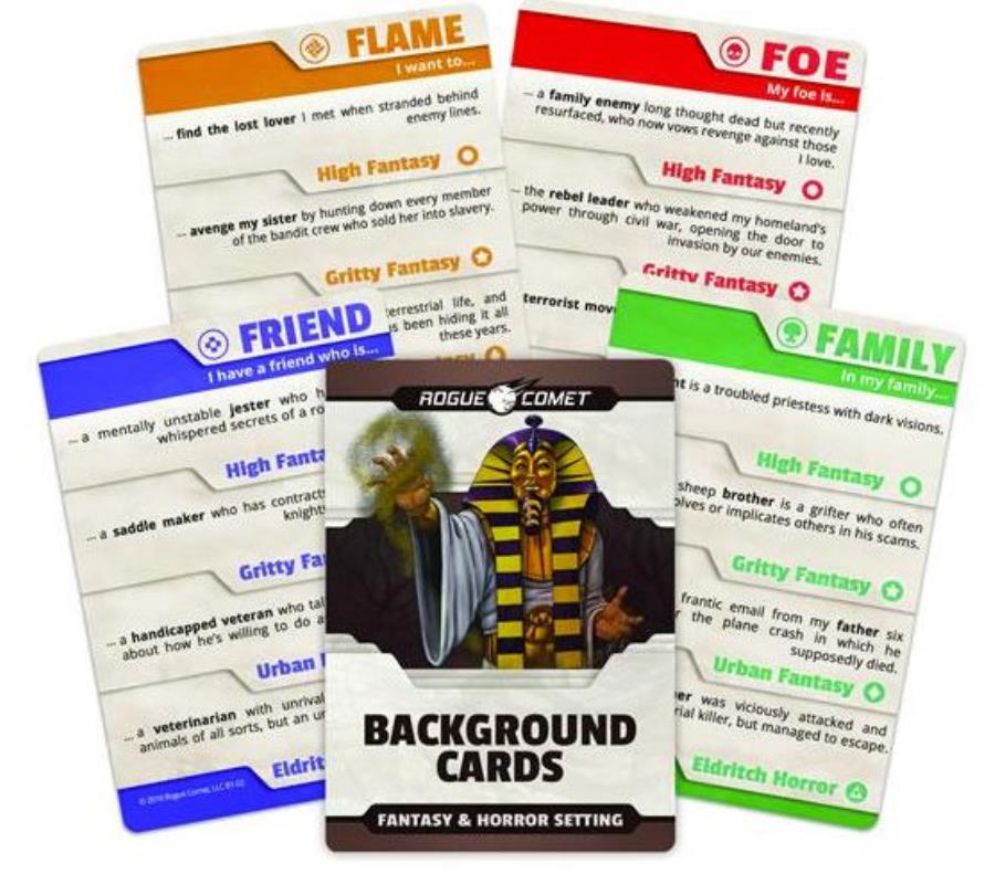 Background Cards: Fantasy and Horror Setting | Odin's Place