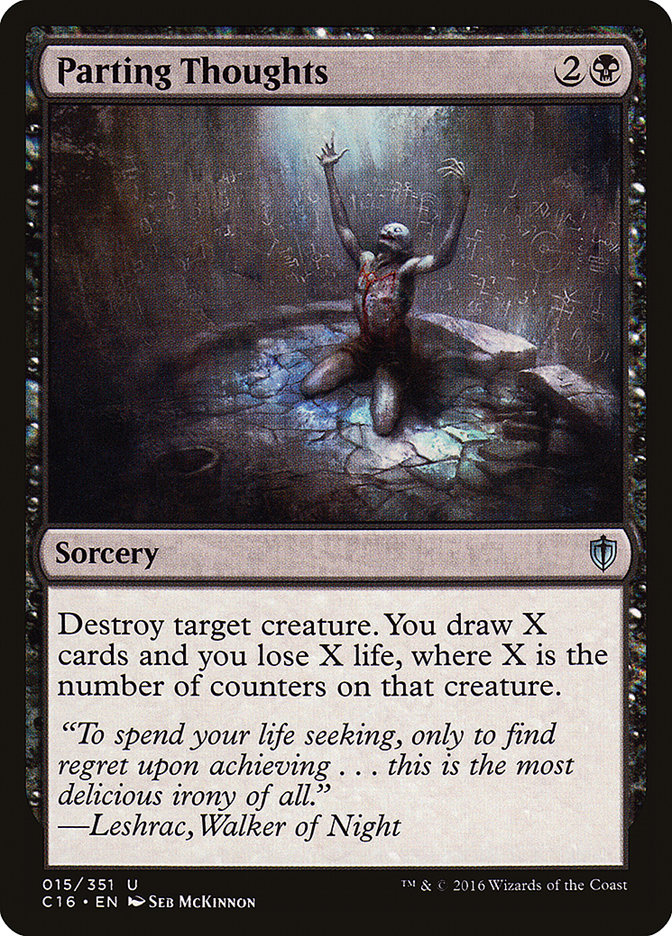 Parting Thoughts (15) [Commander 2016] | Odin's Place