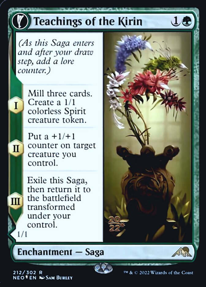 Teachings of the Kirin // Kirin-Touched Orochi [Kamigawa: Neon Dynasty Prerelease Promos] | Odin's Place