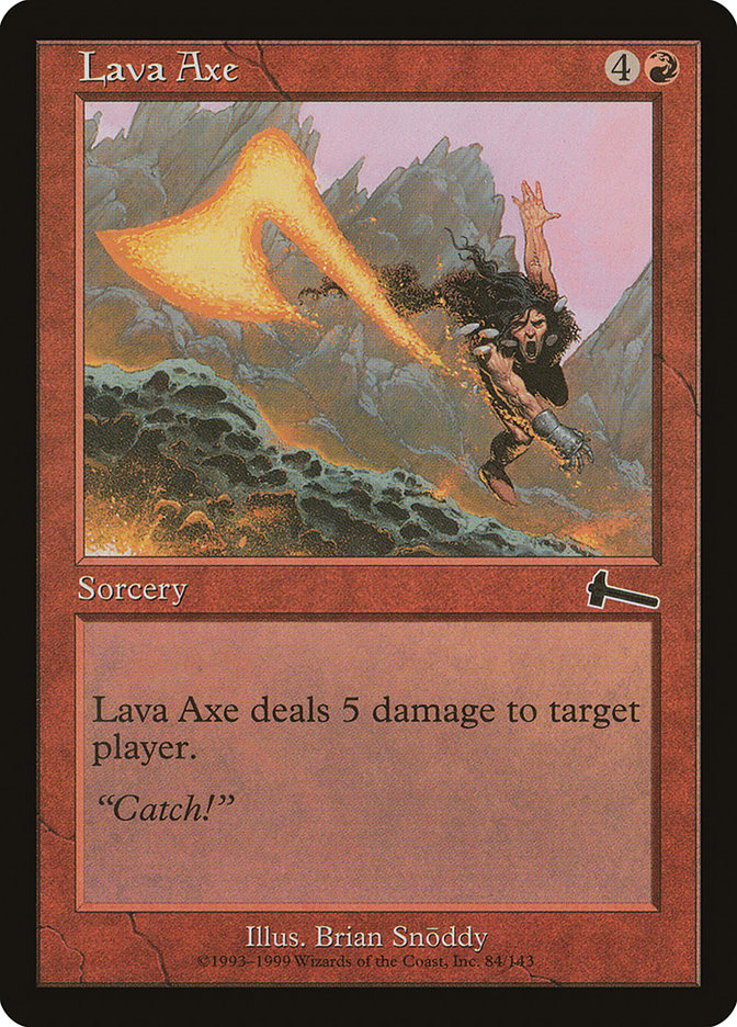 Lava Axe (84) [Urza's Legacy] | Odin's Place